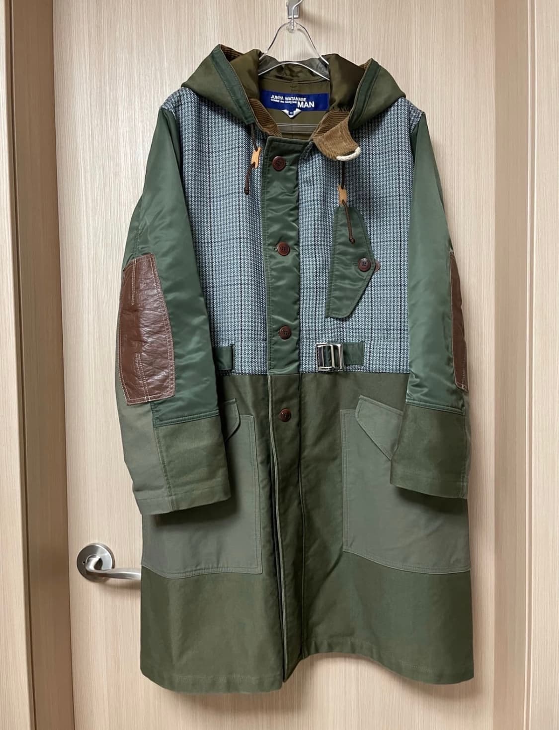 준야 와타나베 맨 꼼데가르송 몰스킨 코트 상품이미지1