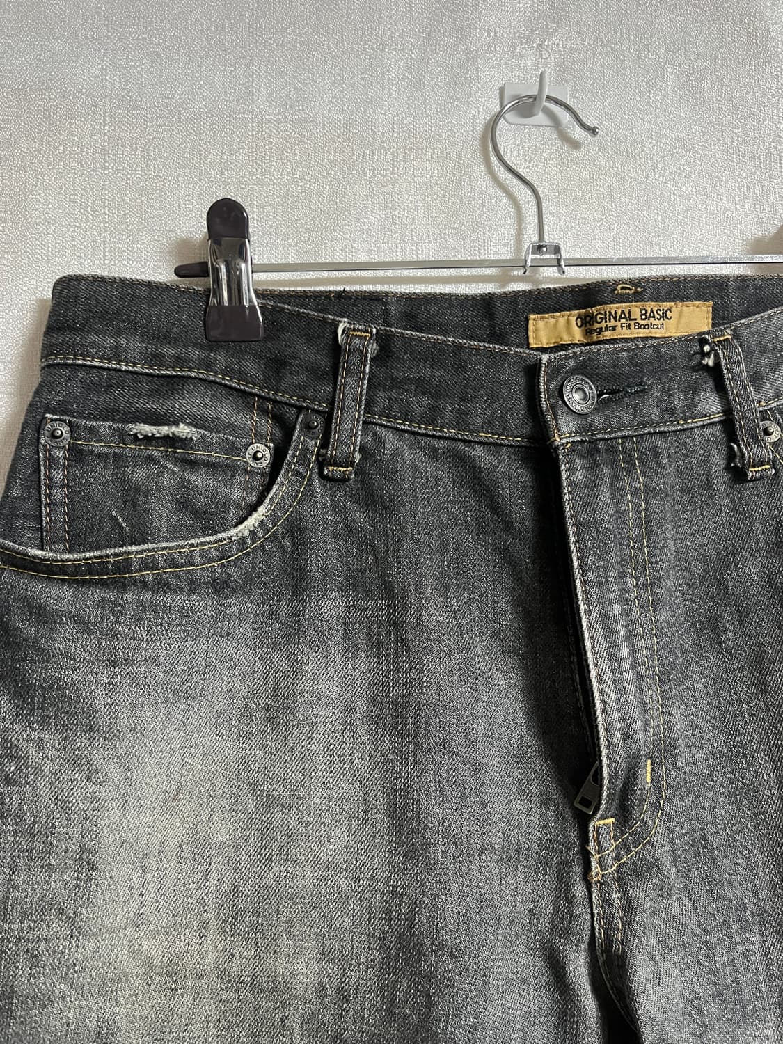 유니클로 부츠컷 플레어진 데님 팬츠 33 상품이미지4