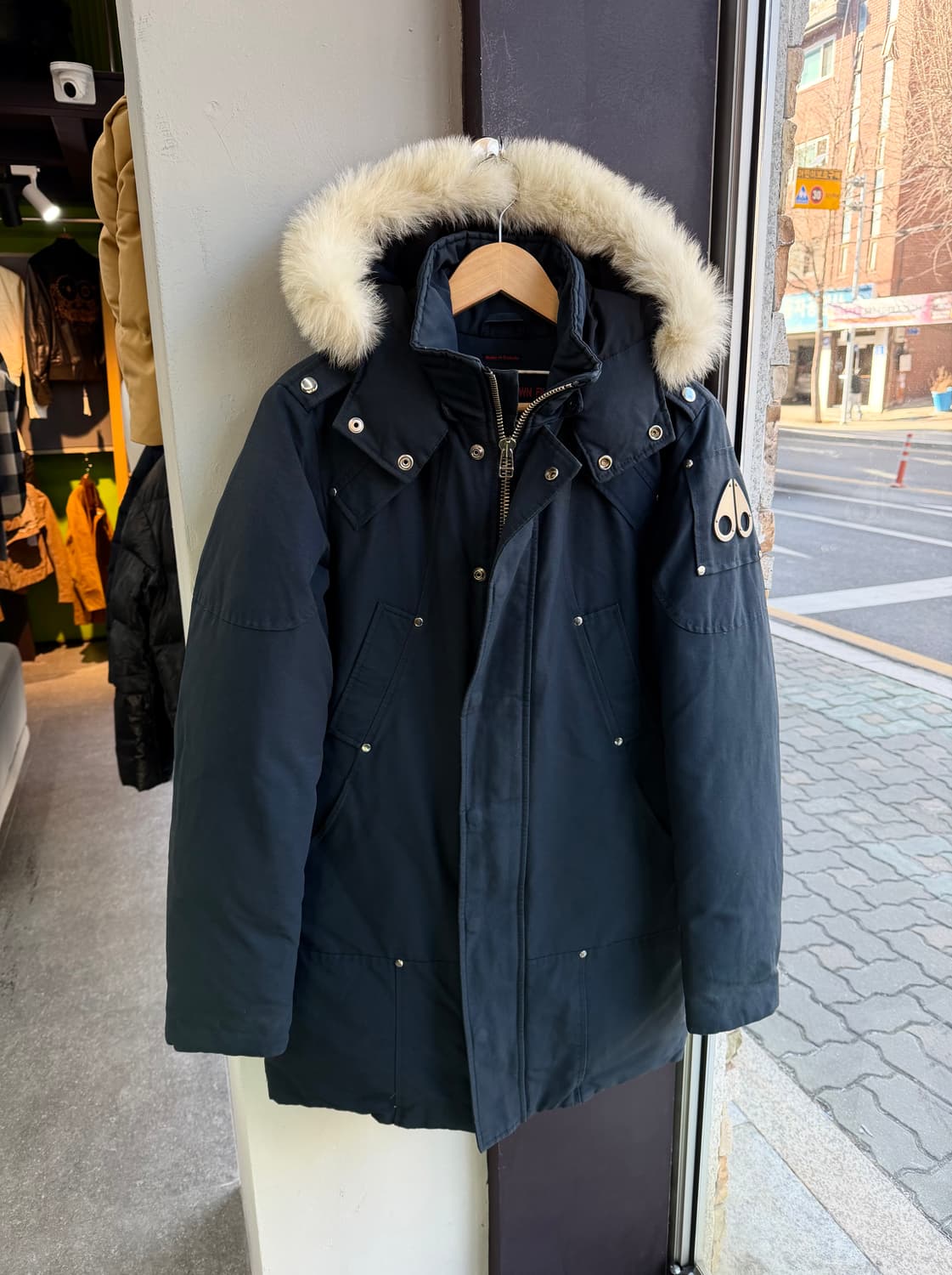 S/ 무스너클 스틸링 폭스퍼 패딩 파카 상품이미지2