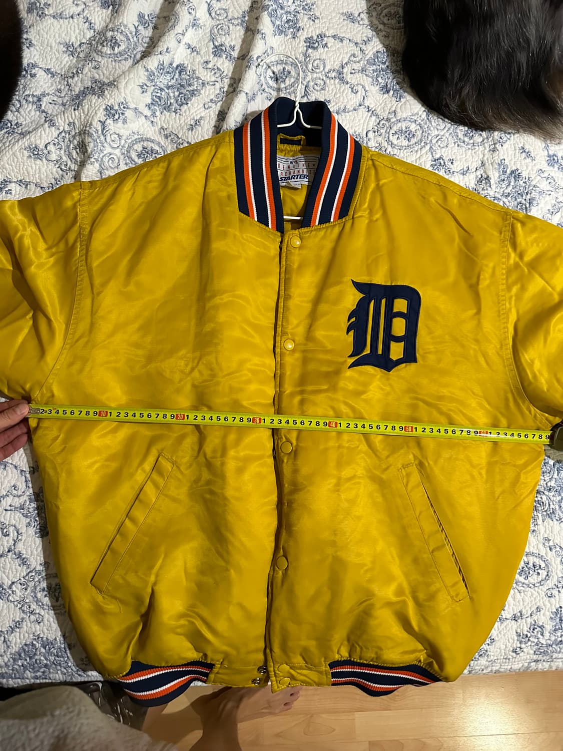 Starter 옐로우 오버사이즈 얇은 패딩(솜) 자켓  상품이미지4