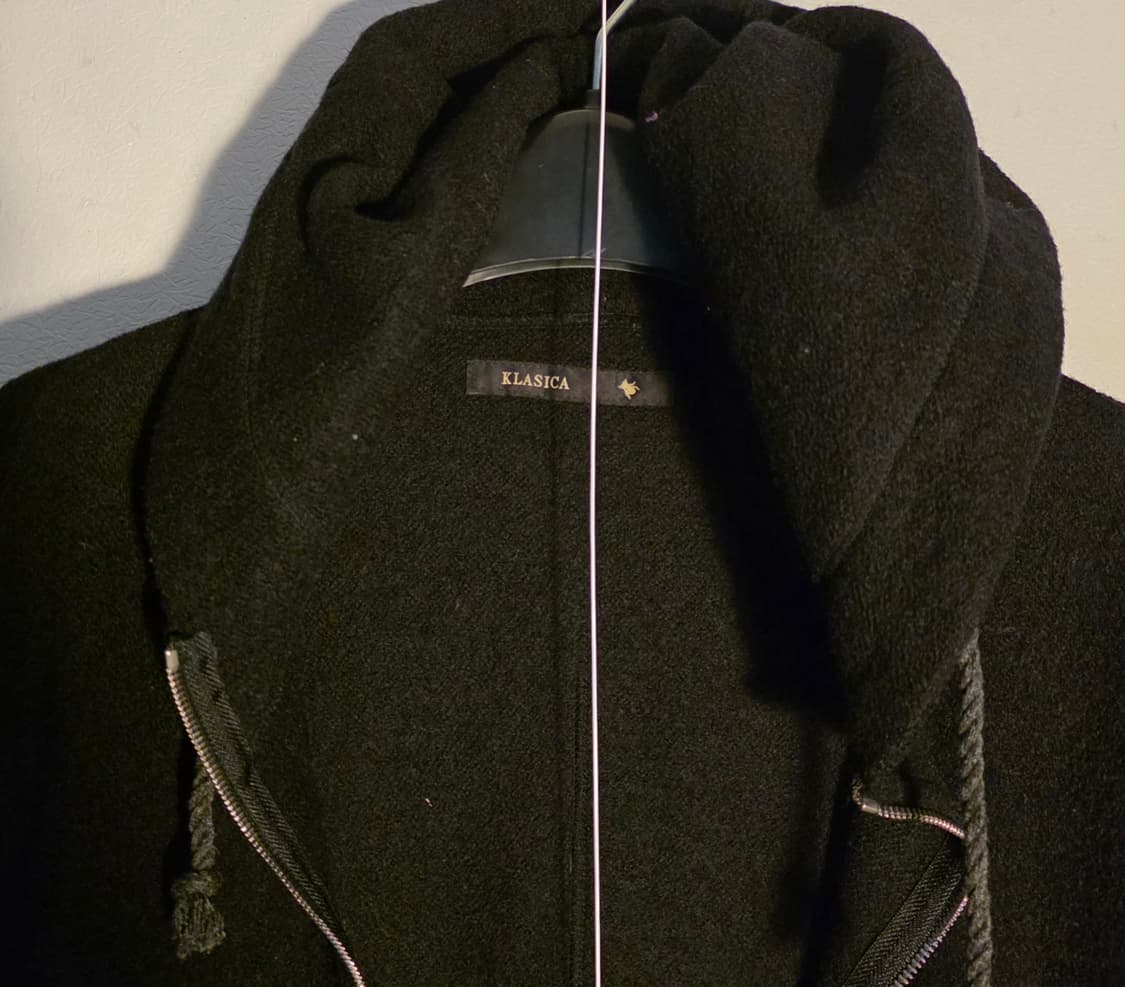 Klasica japan wool hoodie zip up 상품이미지5