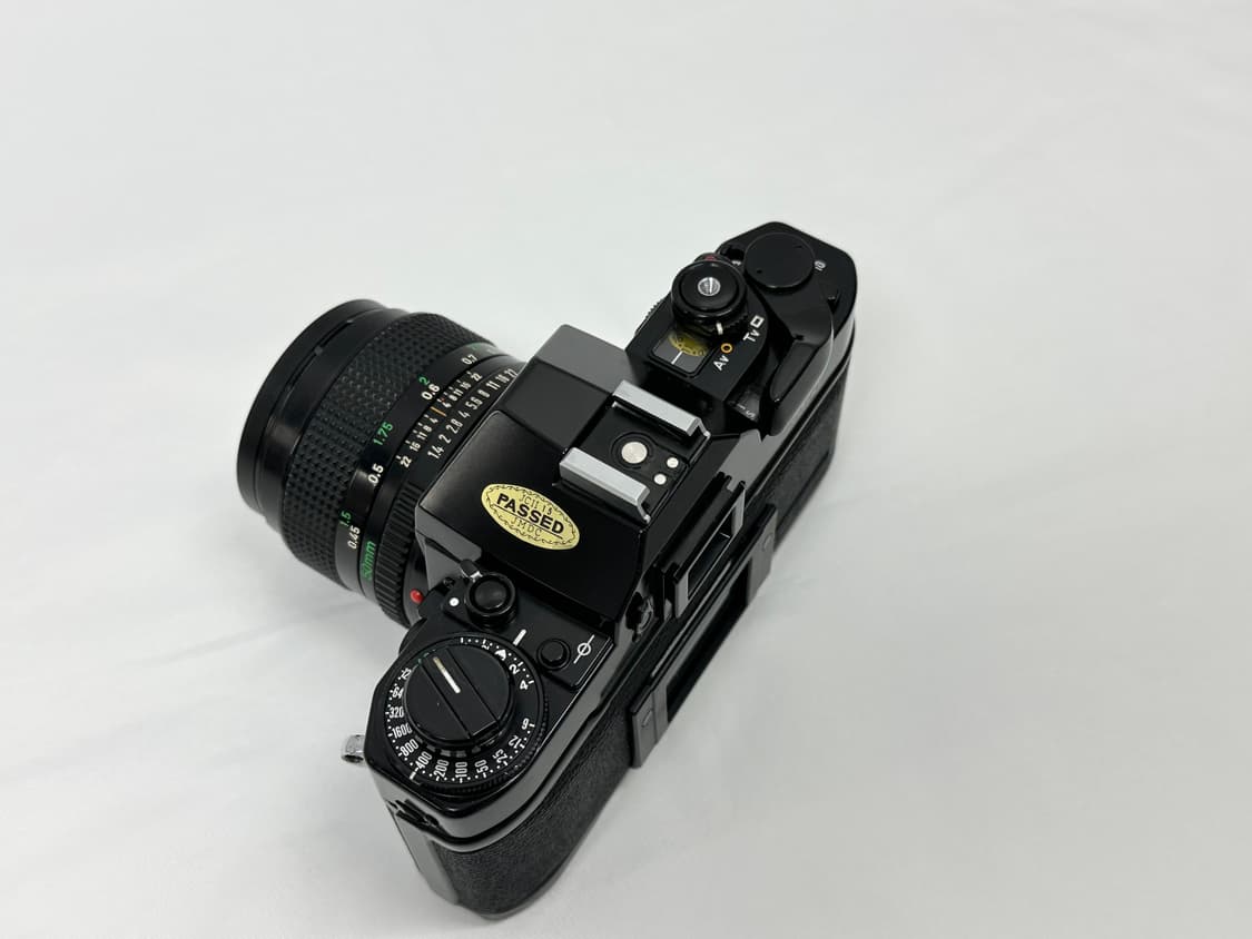 캐논 빈티지 필름카메라 A1 50mm f/1.4 블랙바디 상품이미지6