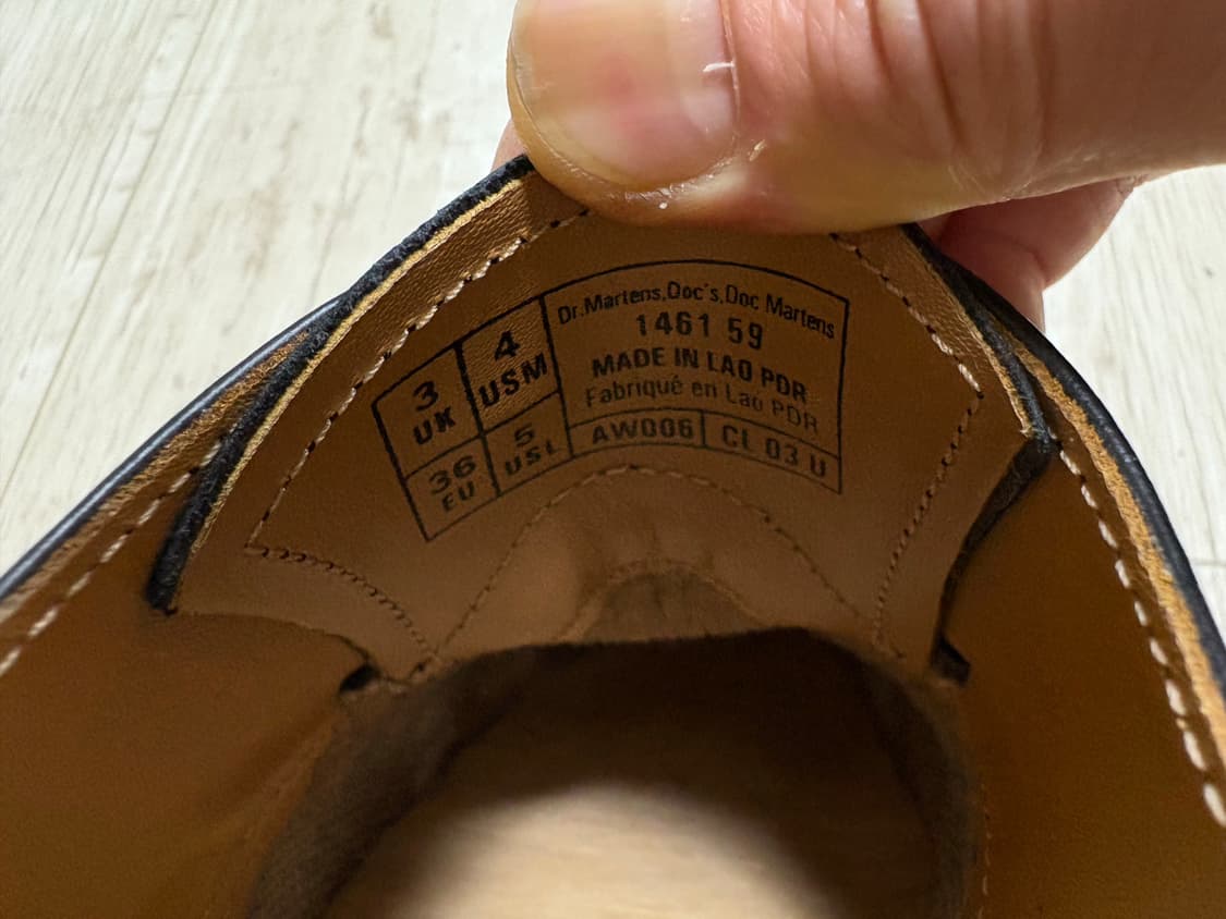 닥터마틴 1461 3홀 스무스 220 상품이미지7