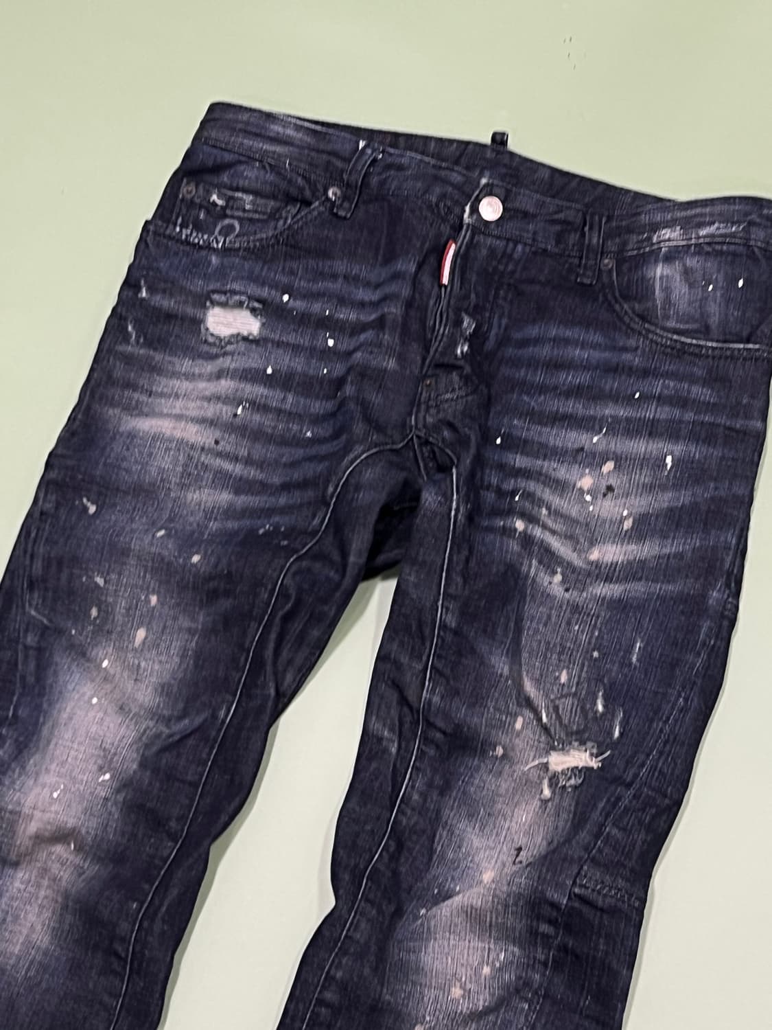 (48) 디스퀘어드2 다크블루 바이커진 상품이미지3