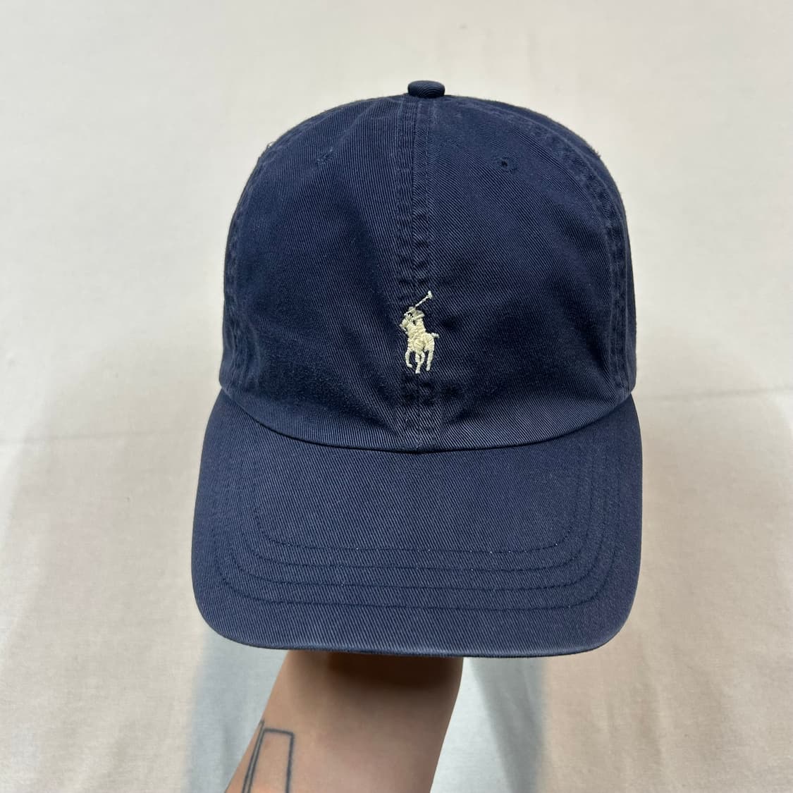 폴로 랄프로렌 네이비 볼캡 모자 가죽스트랩 정품 상품이미지2