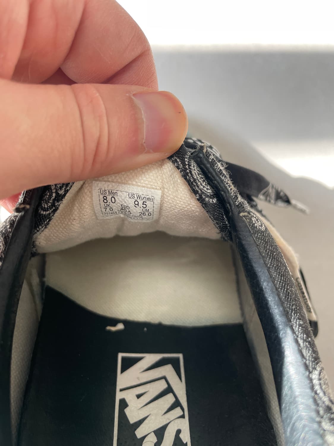 반스 케이스스터디 볼트 올드스쿨 반다나 260 상품이미지10