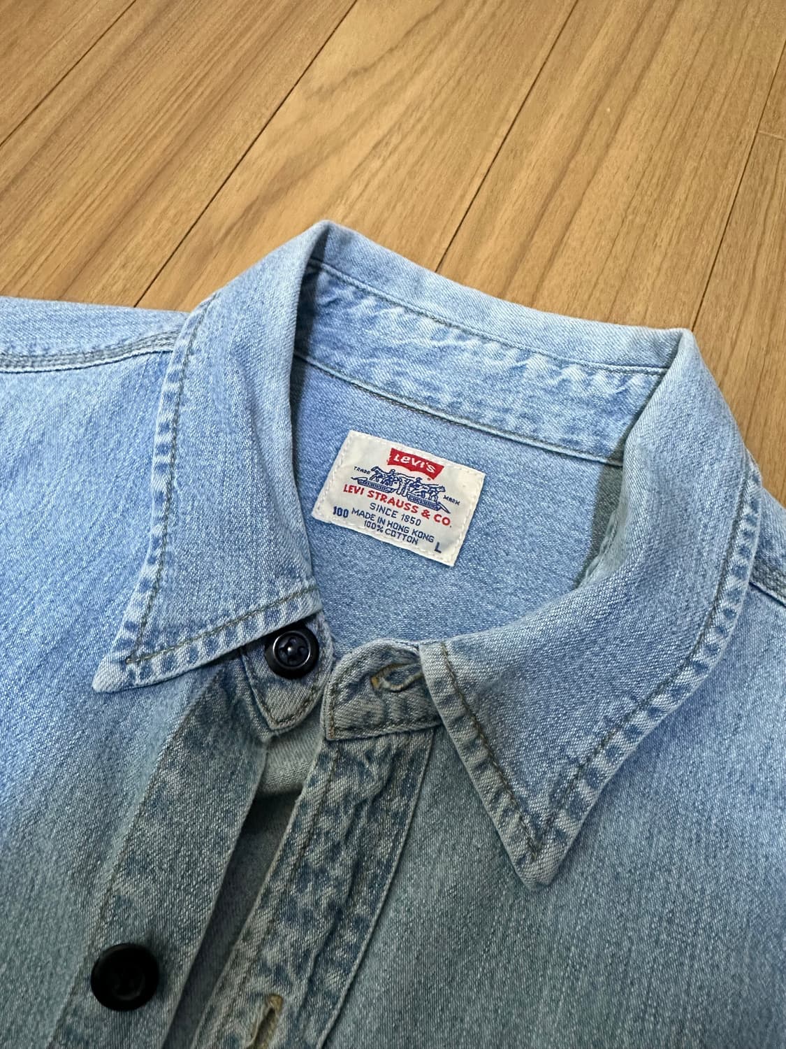 리바이스 데님셔츠 levis 청남방 상품이미지2