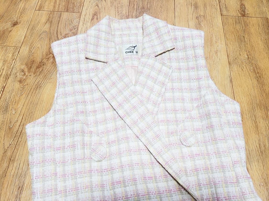 치유의옷장(CHEE U) 트위드베스트자켓 & 원피스 55-66 상품이미지4