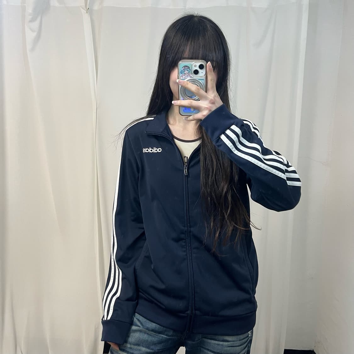 Adidas navy jersey 상품이미지1