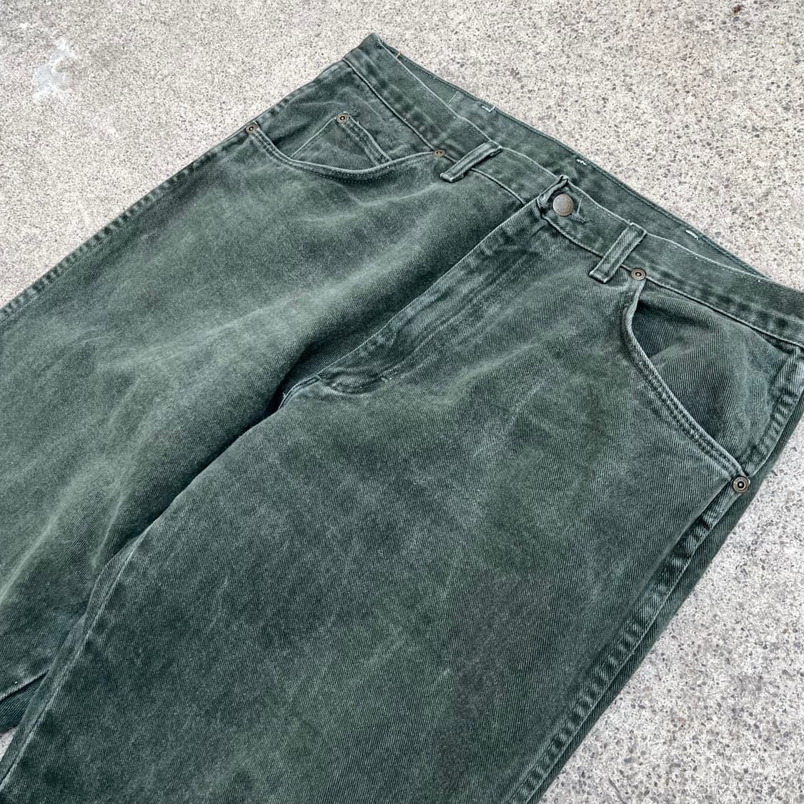 90s 랭글러 그린 컬러진 (36“) 상품이미지5