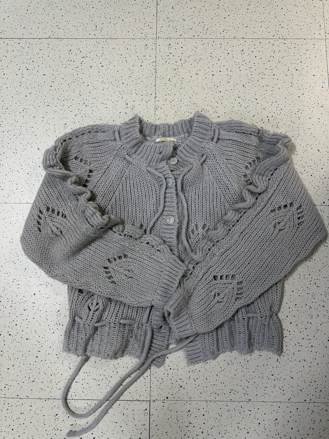 타입서비스 글리터 니트 가디건 상품이미지3