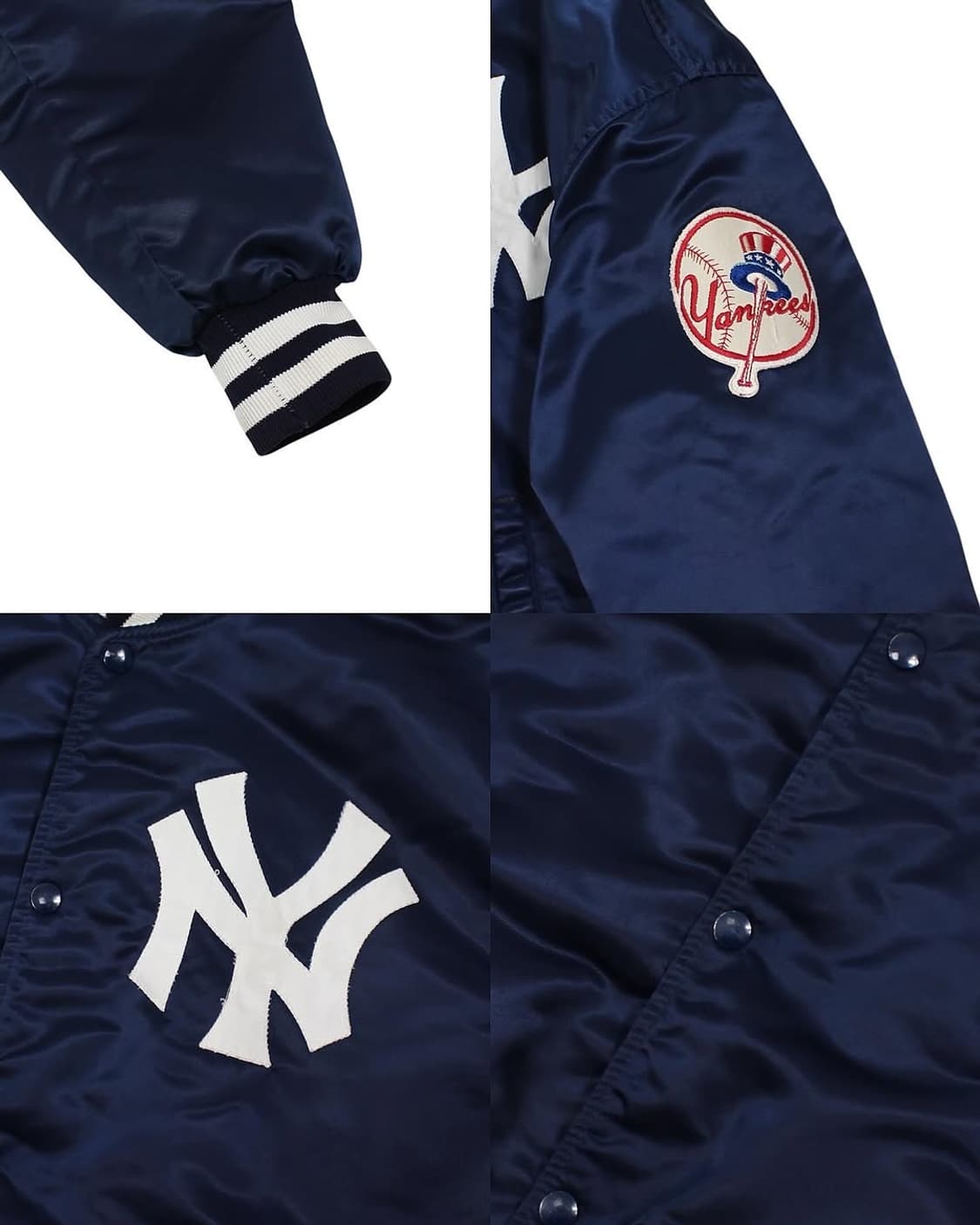 1980s USA 스타터 나일론 사틴 자켓 뉴욕양키스 빈티지 미국제 상품이미지8