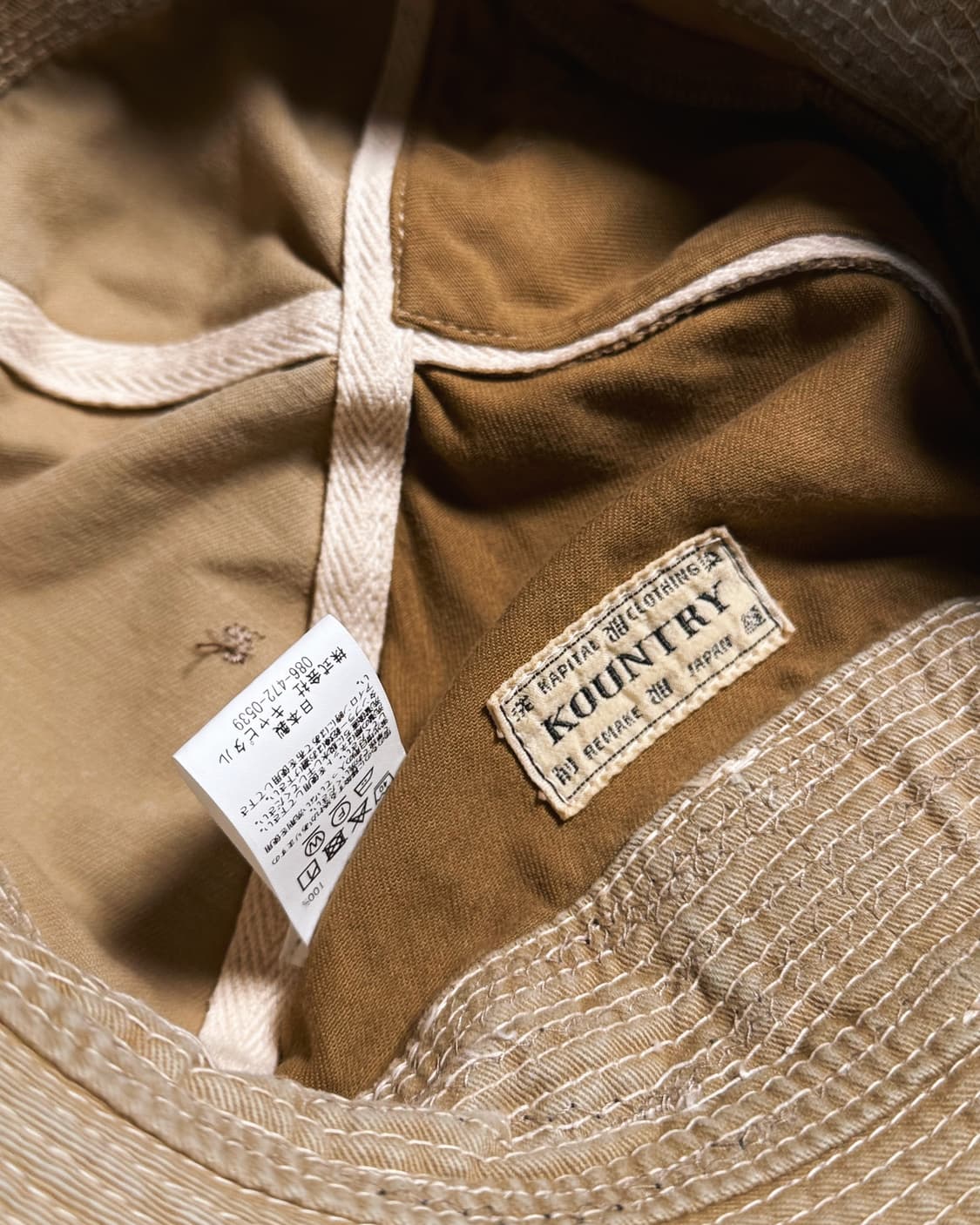 캐피탈 컨트리 11.5oz 데님 노인과바다 햇 F 상품이미지7