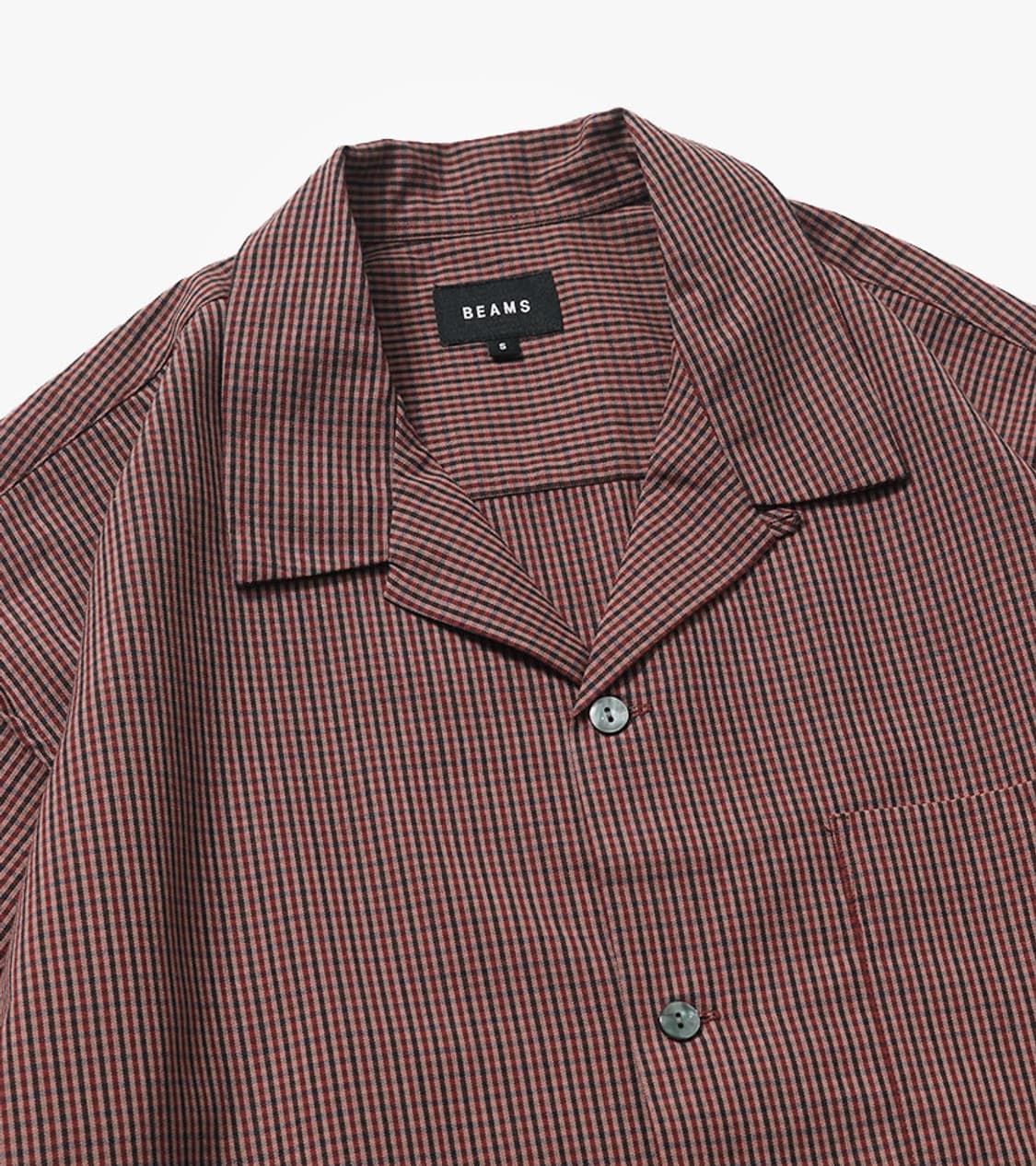BEAMS - LOOSE FIT CHECK SHIRT 상품이미지2