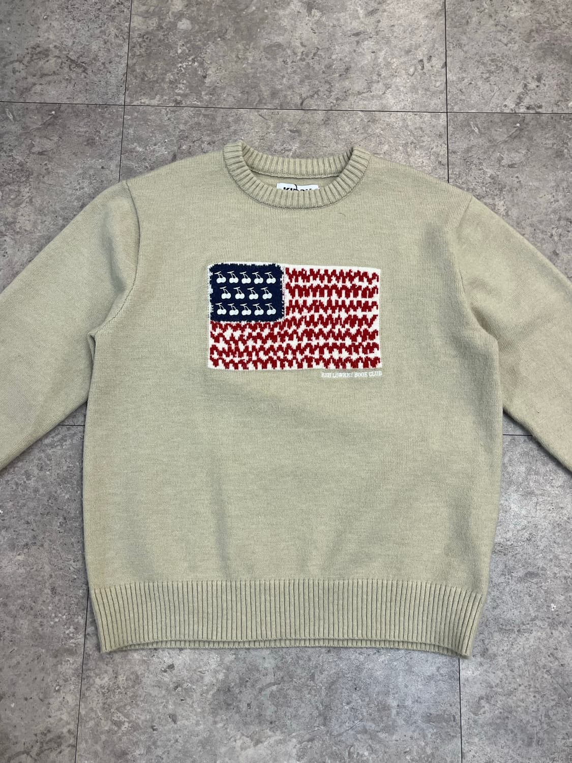 키르시 USA 그래픽 니트 베이지  #csz2873 상품이미지5