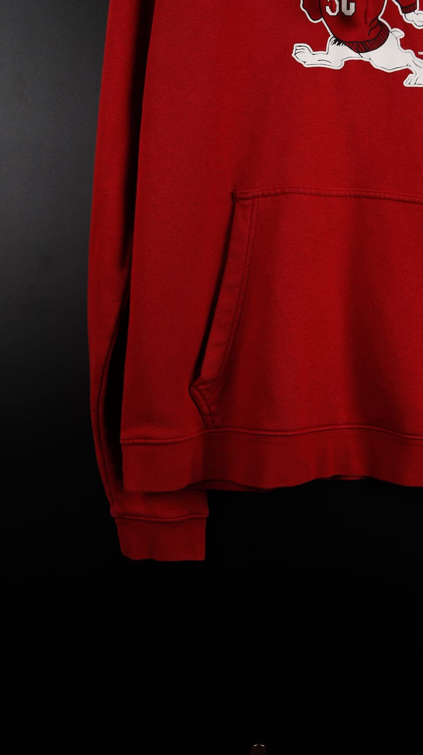 나이키 불독 레드 후드티 상품이미지5