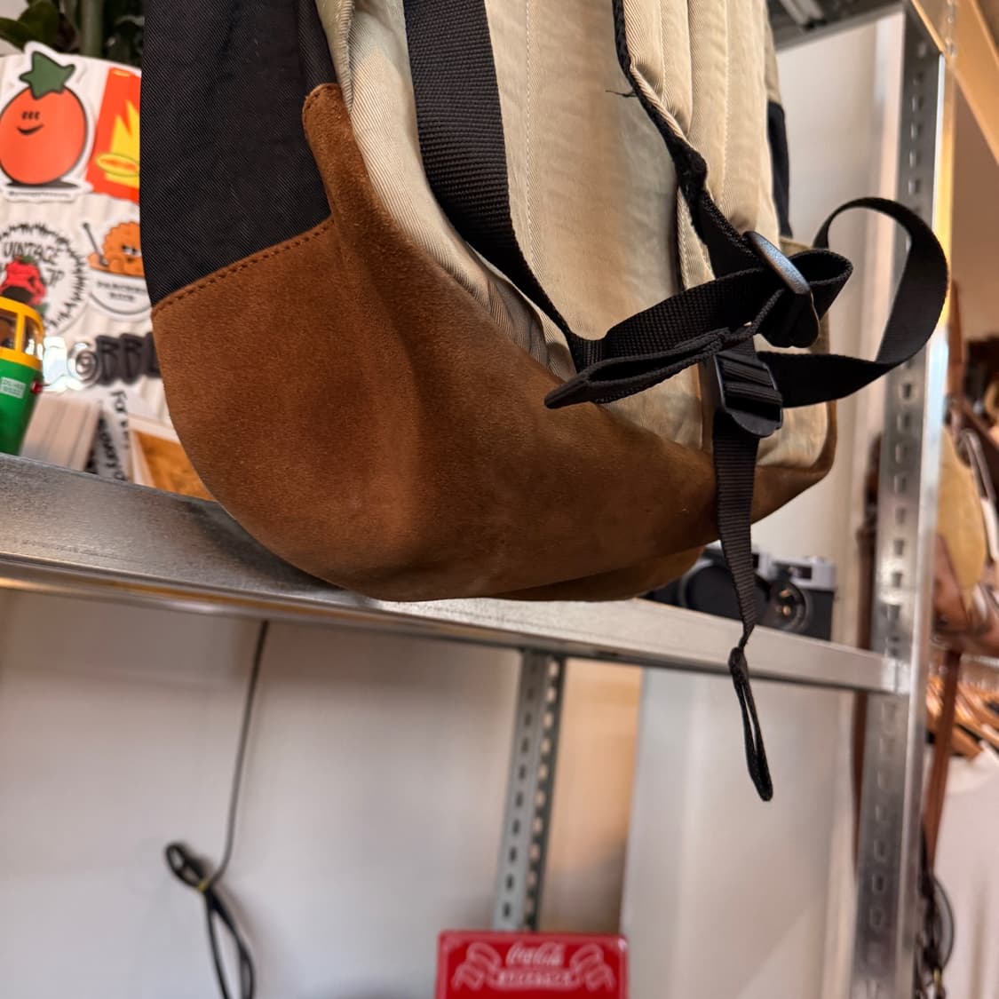 디젤 스웨이드 슬라브 패브릭 백팩 상품이미지8