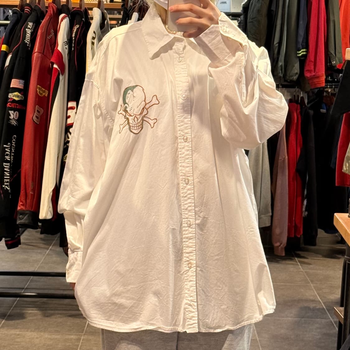 [NO.9]VTG 화이트 셔츠 상품이미지1