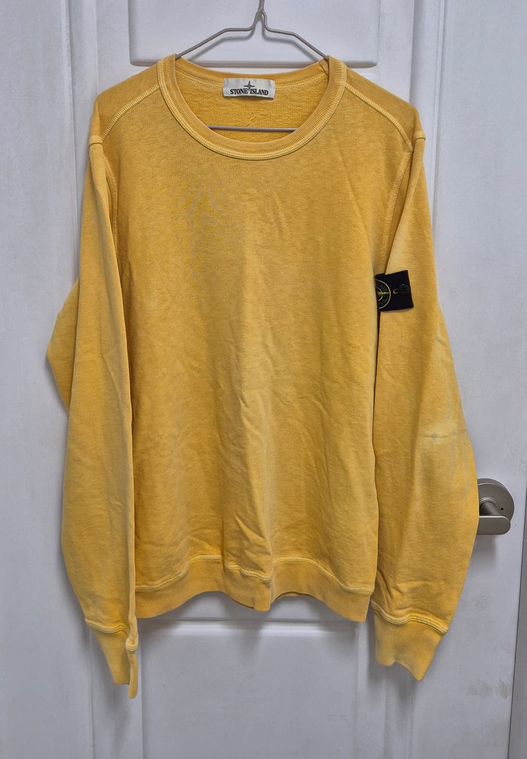 (정품) 스톤 아일랜드 머스타드 옐로우 맨투맨 S 상품이미지6