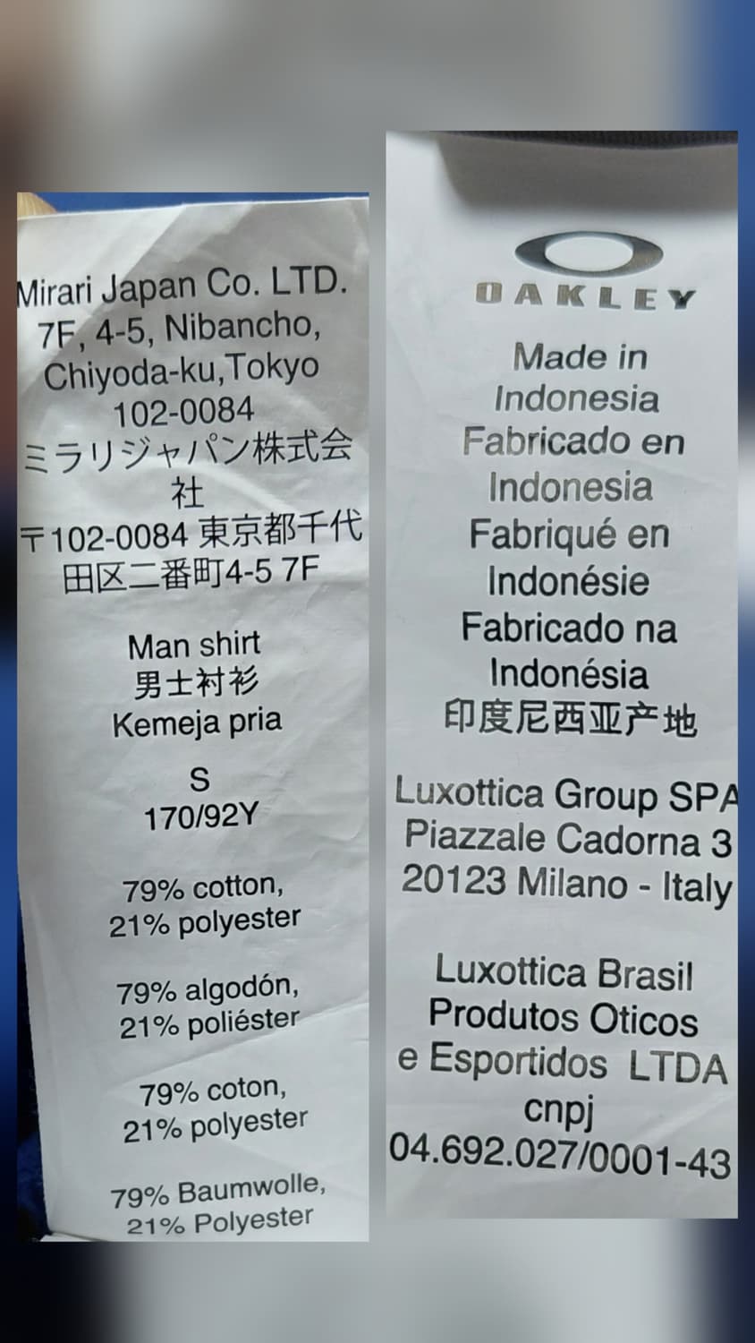 [정품] 오클리(Oakley) 하프 집업 후드티 (블루/95) 상품이미지7