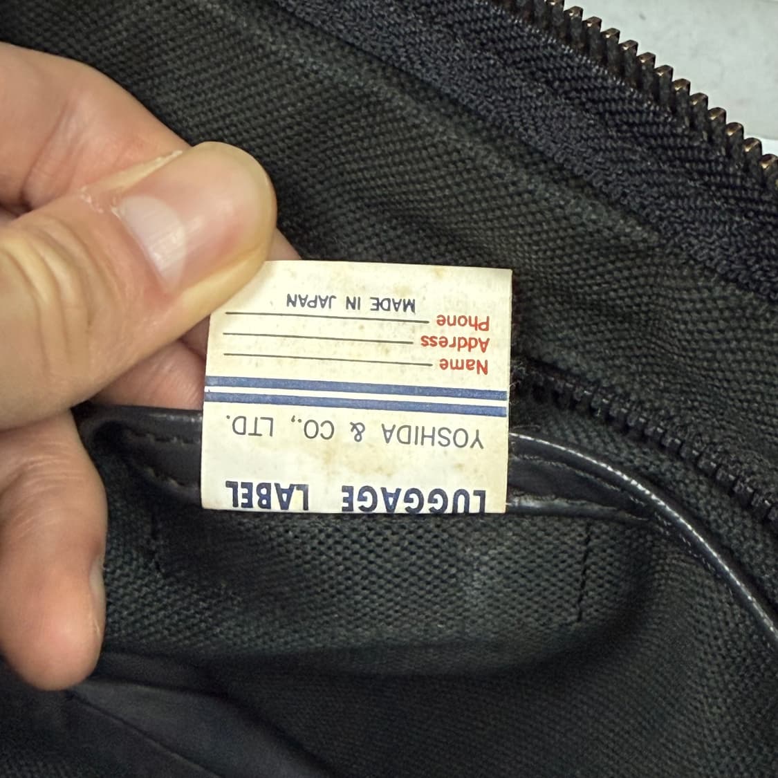 요시다포터 러기지라벨 라이너 숄더백 블랙 상품이미지8