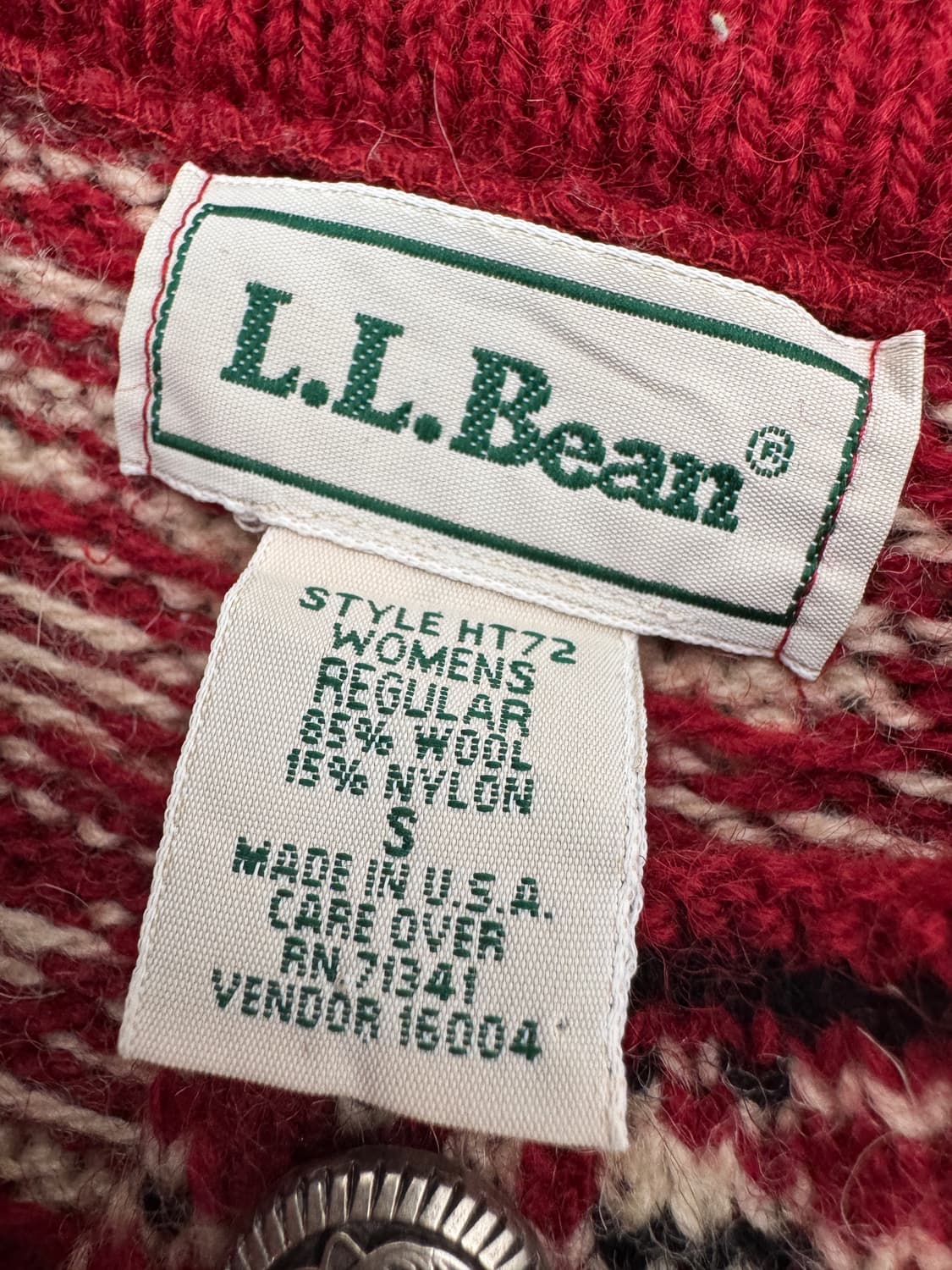 여성 엘엘빈 L.L.Bean 노르딕 니트 가디건 상품이미지3