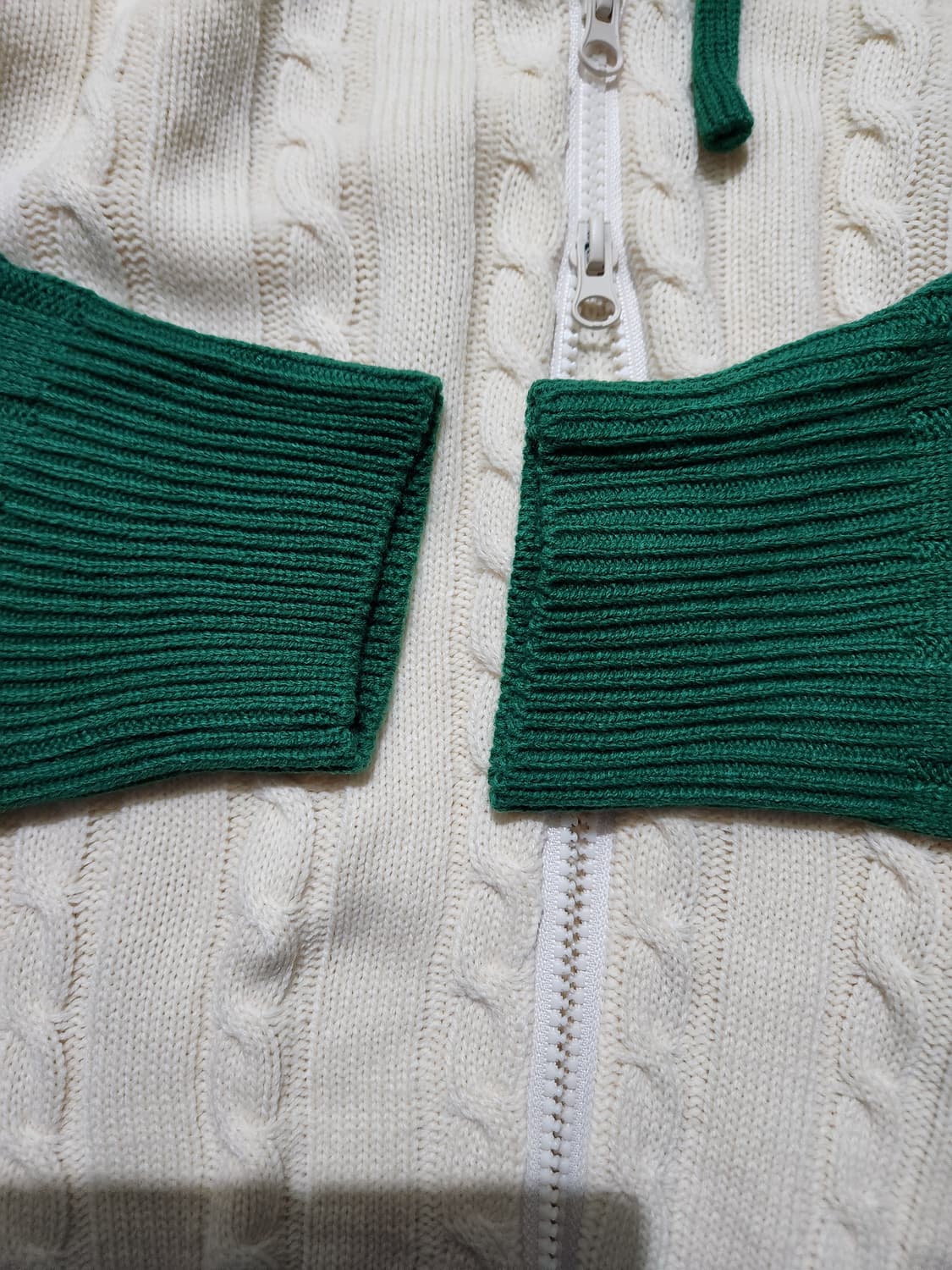 VOOSHOP 니트 후드 집업 상품이미지5