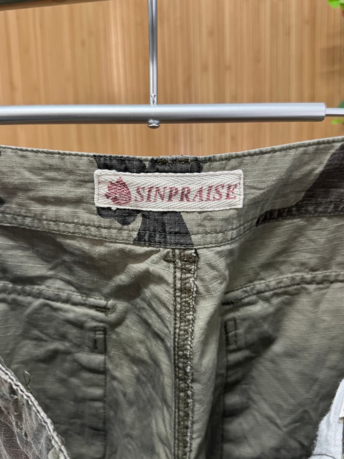 빈티지 카모 카고 반바지 상품이미지8