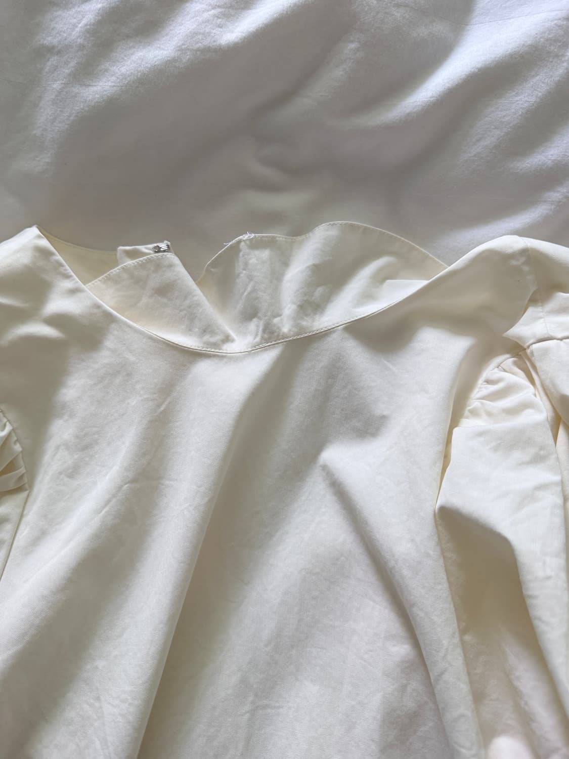 코스 셔링퍼프소매 원피스 상품이미지6