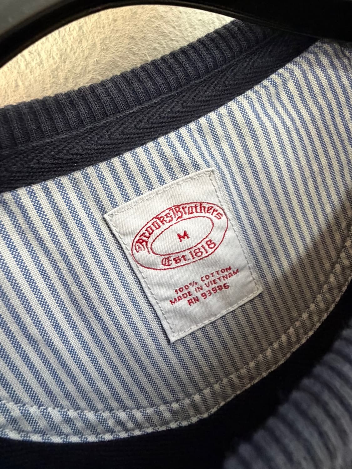 브룩스 브라더스 네이비 스웻셔츠  상품이미지6