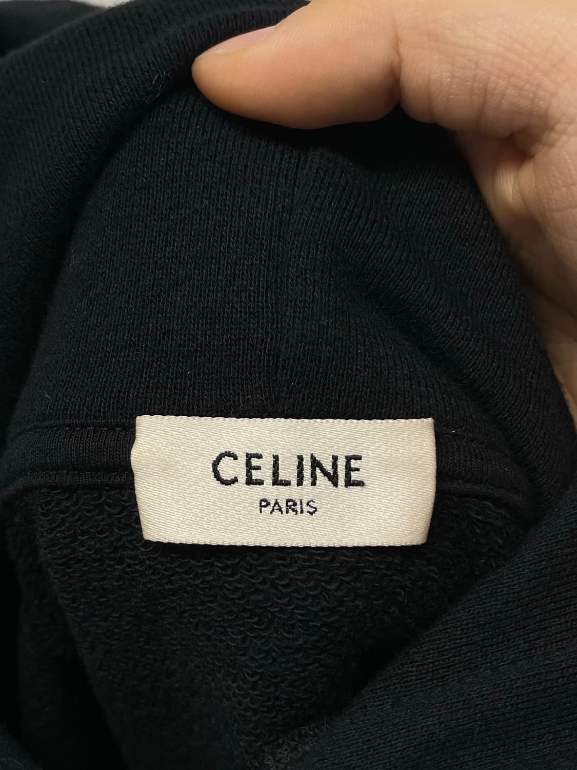 [백화점판] 셀린느 레터링 백로고 후드 티셔츠 [s] 상품이미지4