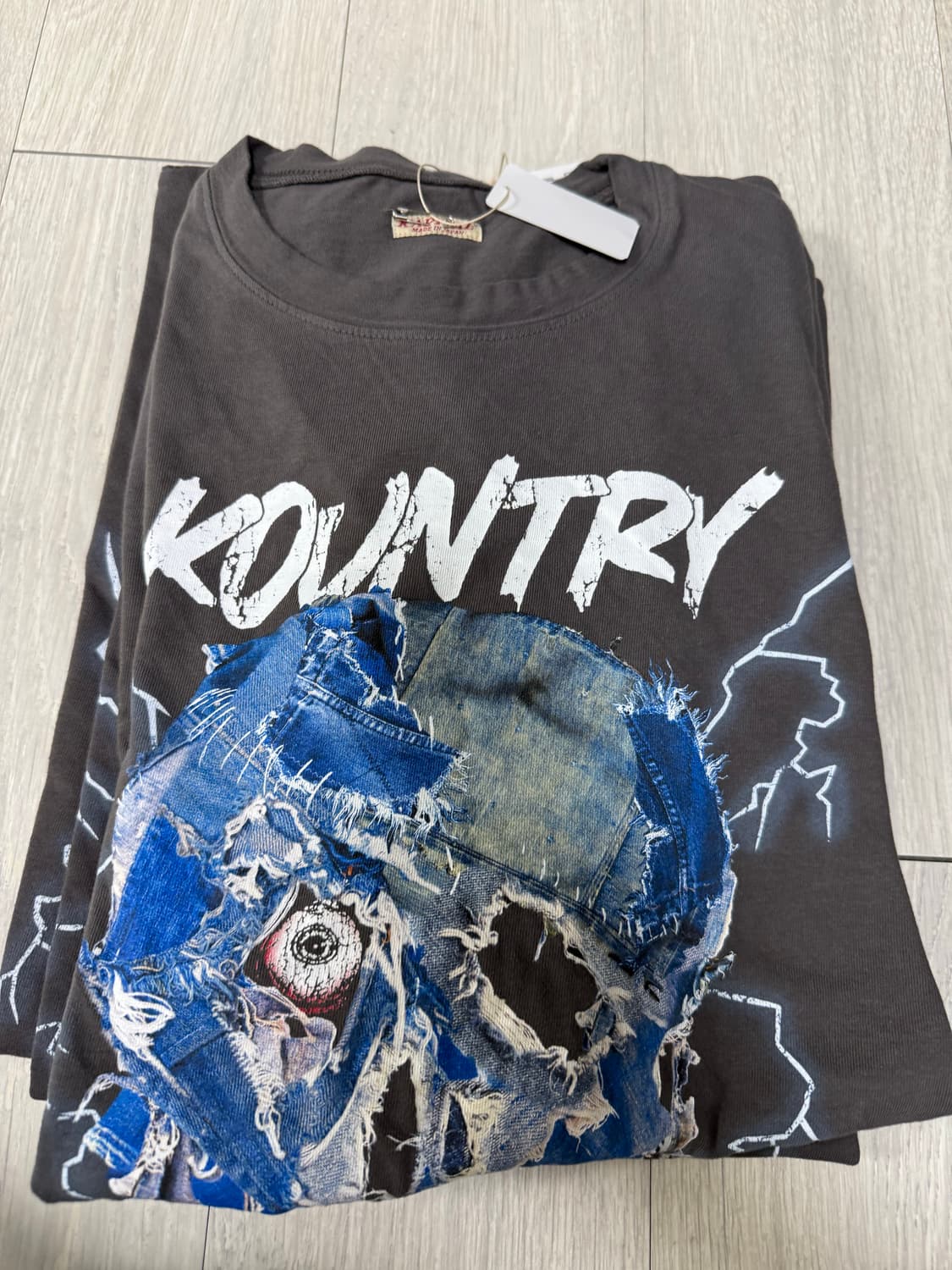 (M,L,XL)캐피탈 컨트리 보로 페이스 반팔티 상품이미지1