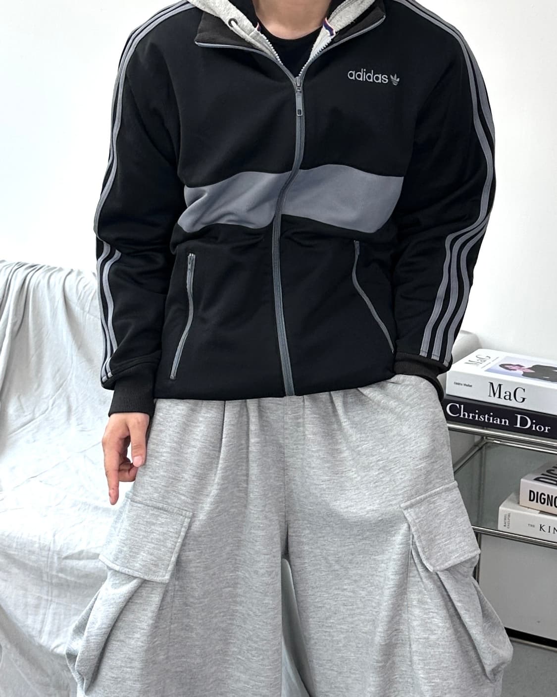 아디다스 00s 브라운 베켄바우어 트랙탑 져지 M 상품이미지2