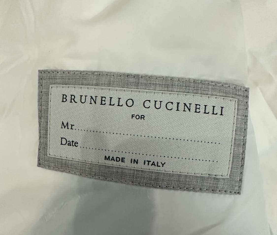 브루넬로 쿠치넬리 새상품 구스다운 카나파 린넨 베스트 자켓 상품이미지5