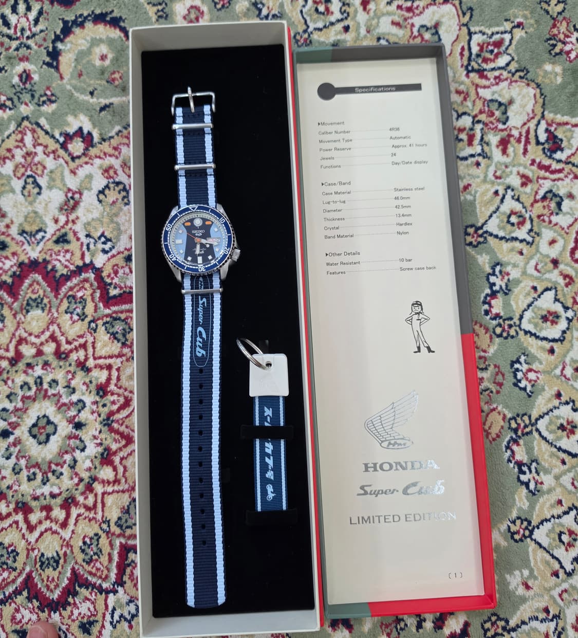 [최종할인] 세이코 혼다 슈퍼커브 4R36 리미티드 에디션 상품이미지2