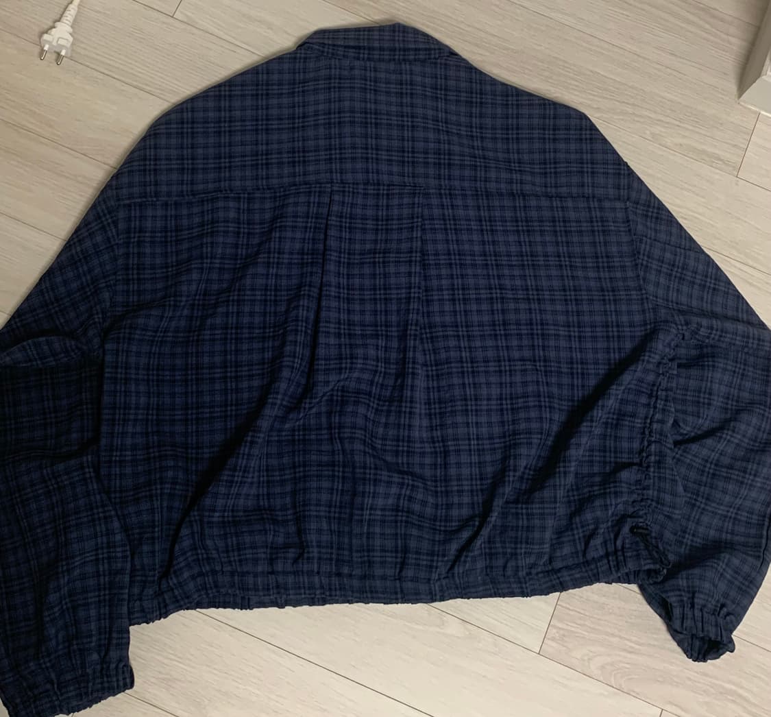 빈티지 체크 바람막이 상품이미지2