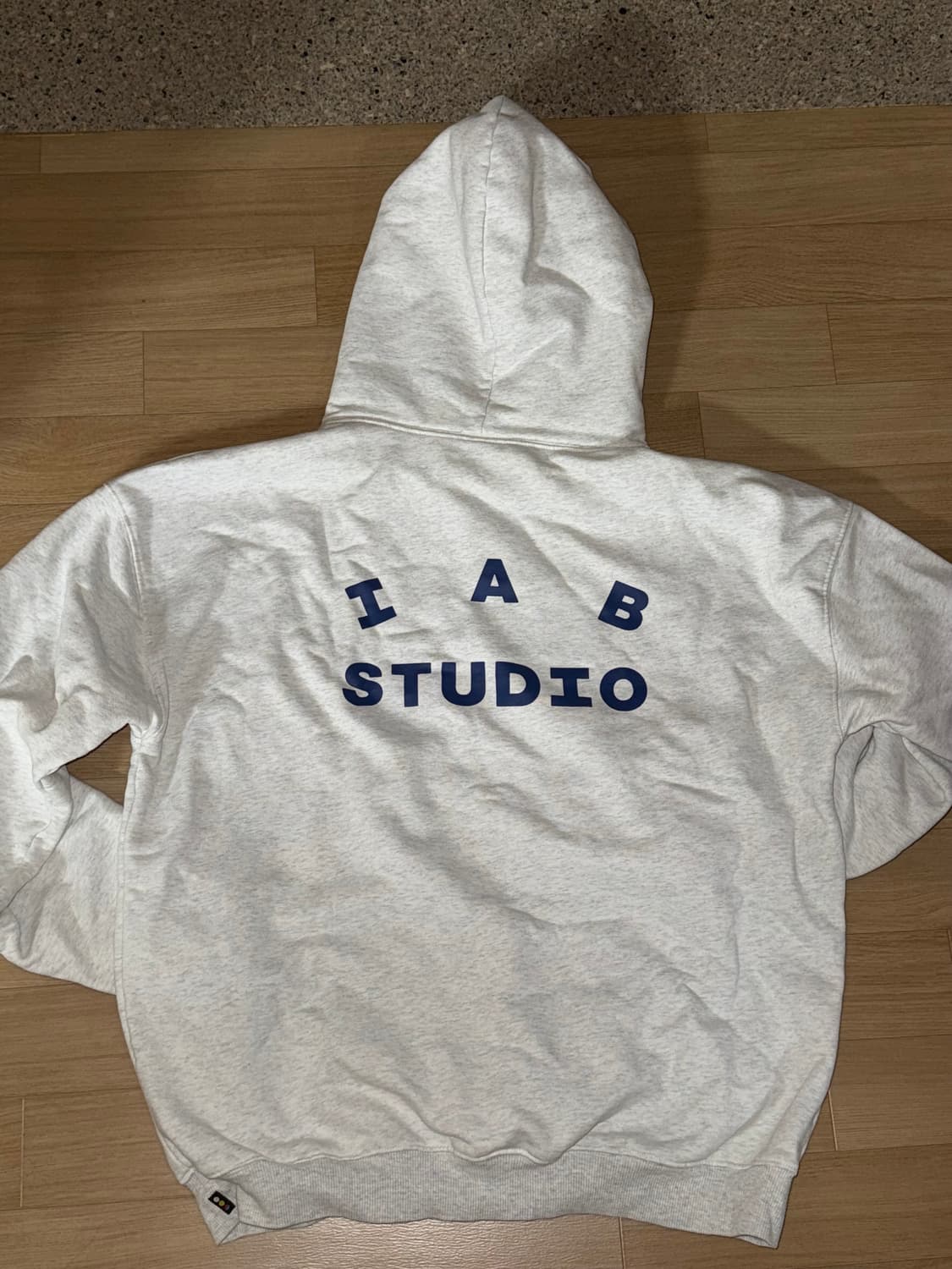 IAB STUDIO 아이앱 스튜디오 후드티 라이트 그레이 XL 상품이미지6