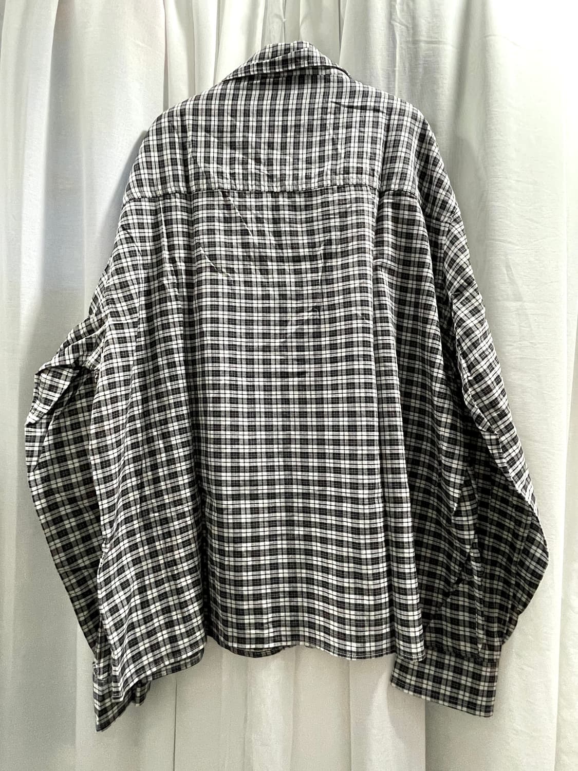 자라/ 피어싱 체크 셔츠/ XL 상품이미지5