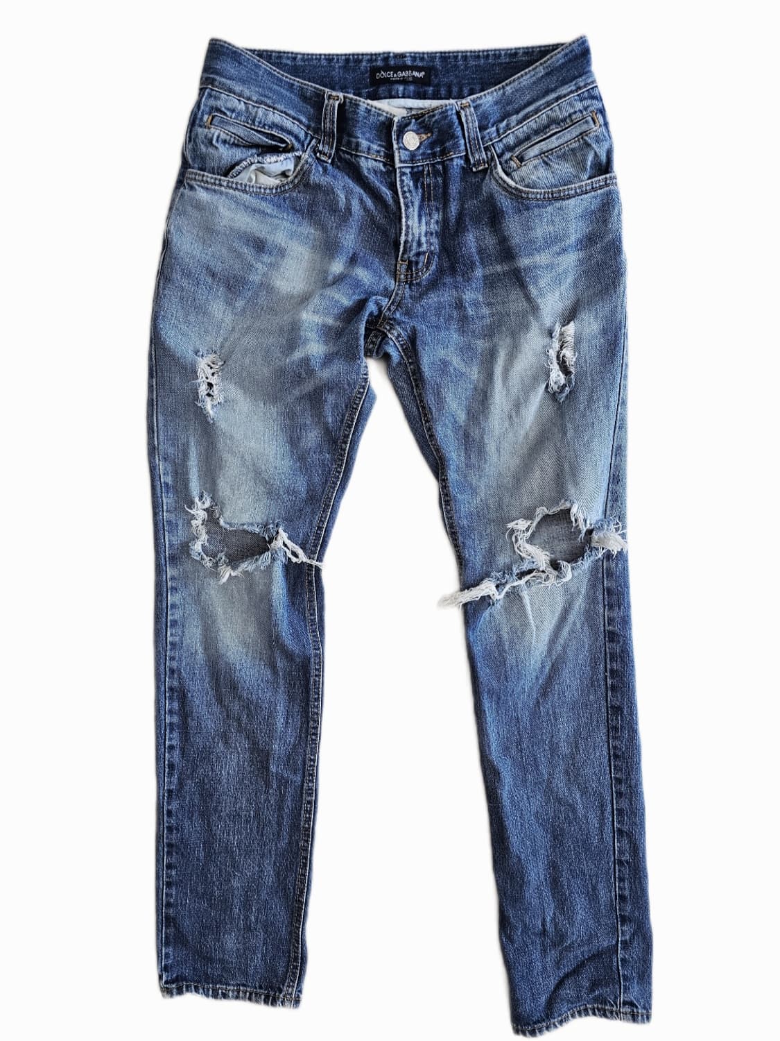 돌체앤가바나 데미지 청바지 31인치 상품이미지1