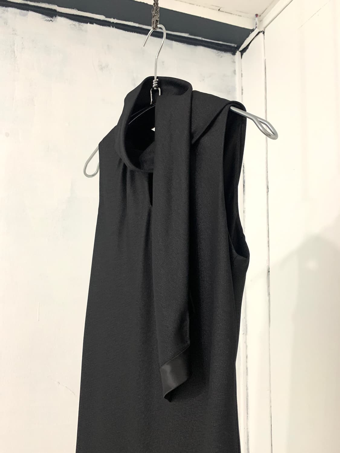 Black Tie Feminine Midi Dress 상품이미지9
