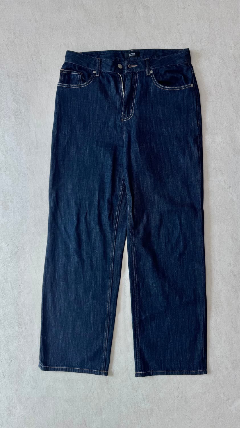 무신사 스탠다드 데님 와이드 팬츠 30 상품이미지1