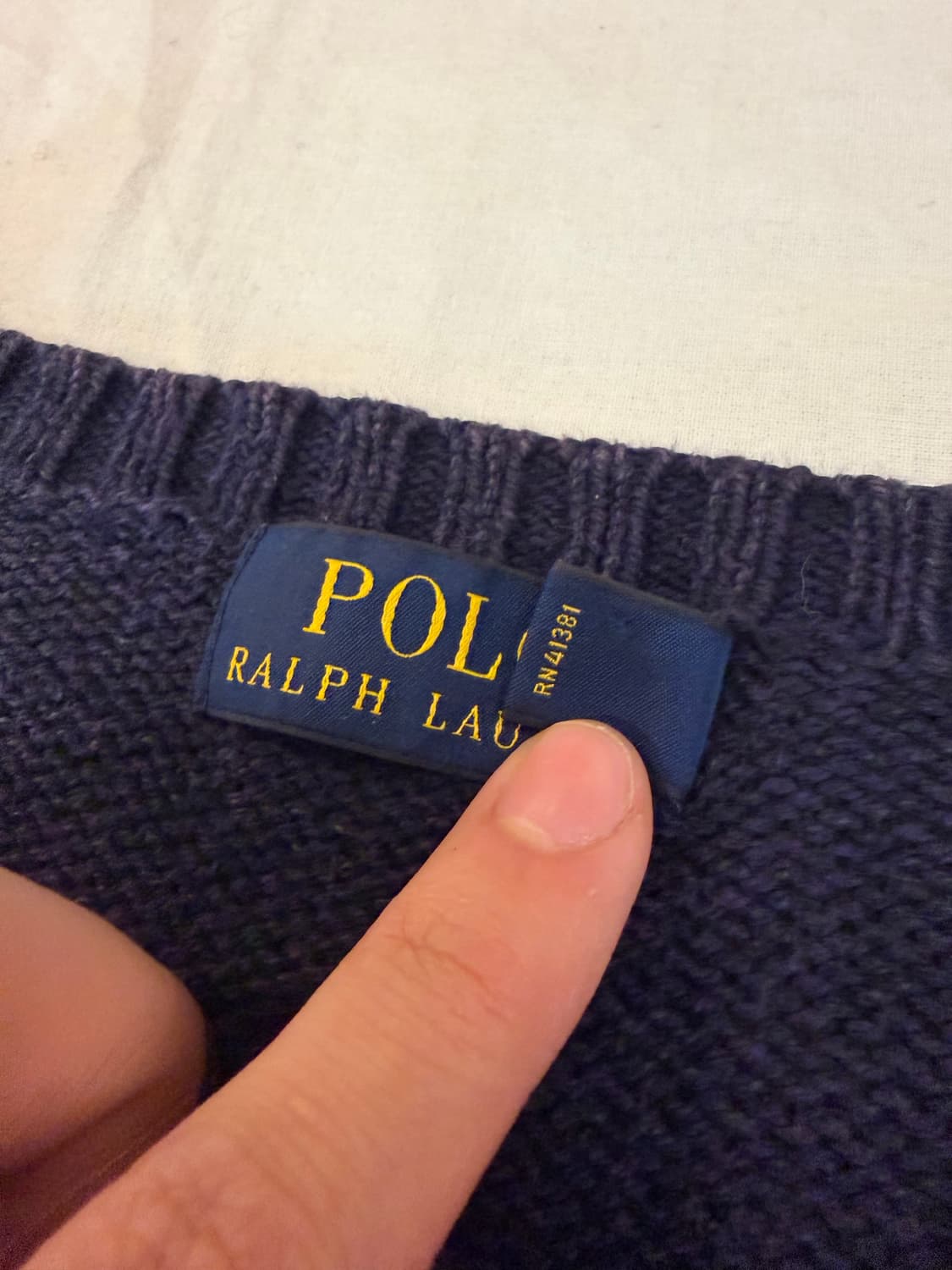 폴로 랄프로렌 대장급 폴로베어 성조기 니트 네이비 상품이미지7