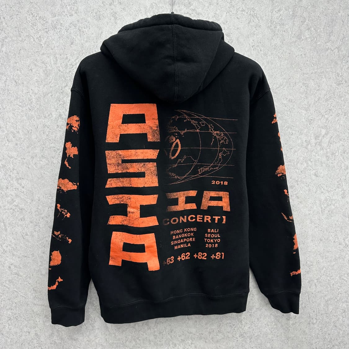 95 더 위켄드 2018 XO 아시아투어 남자 후드티 상품이미지2