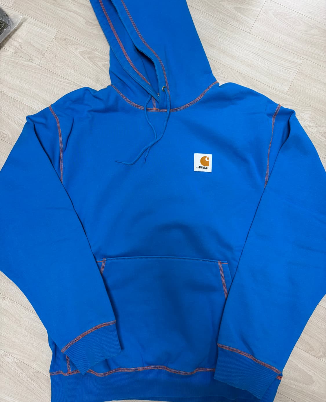 Carhartt wip Awake NY 칼하트 어웨이크 콜라보 후드 M 상품이미지3