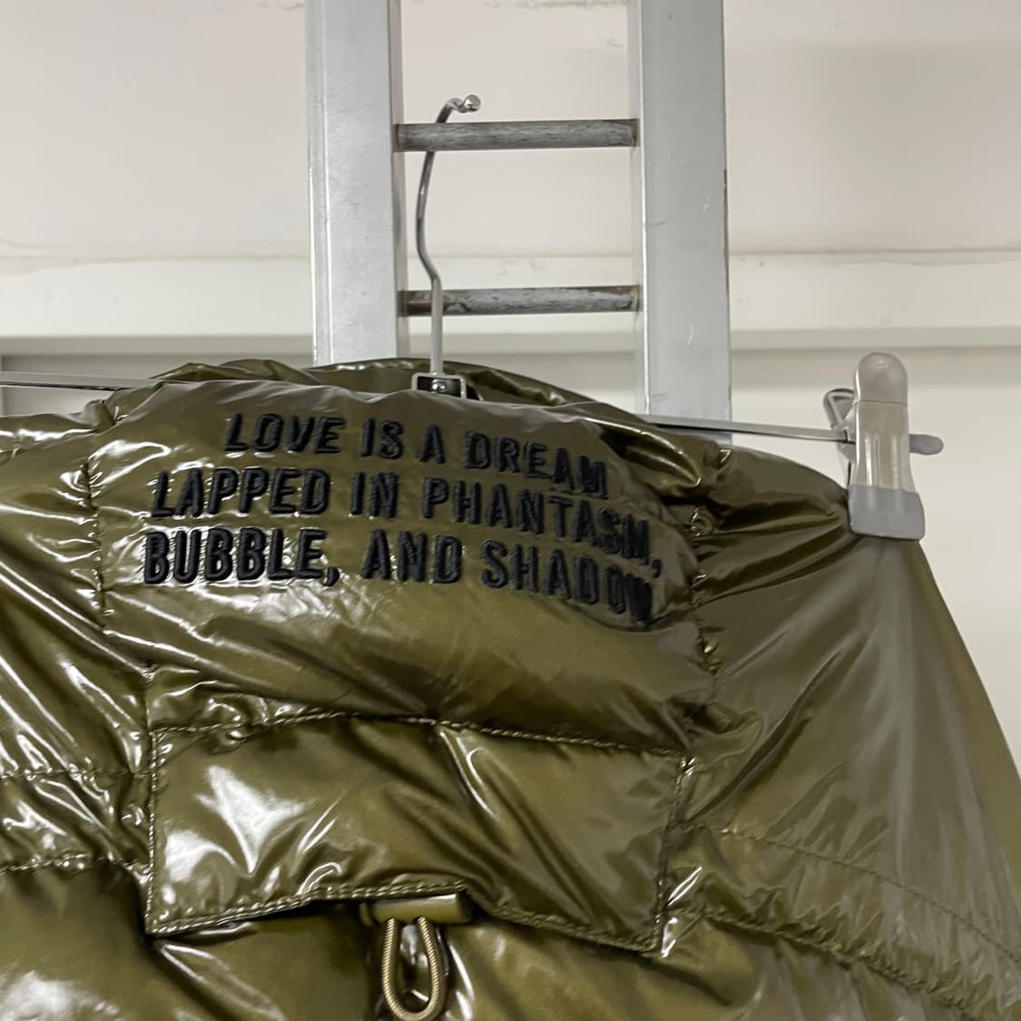 juun.j 후드 패딩 머플러 카키 상품이미지6