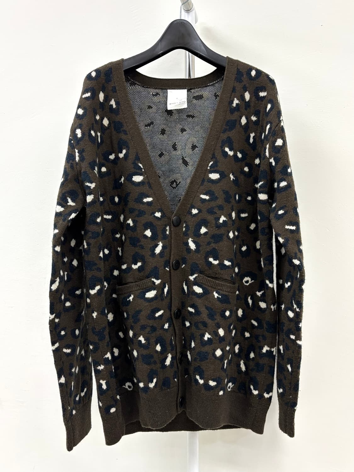 빈티지 레오파드 브라운 가디건 상품이미지6