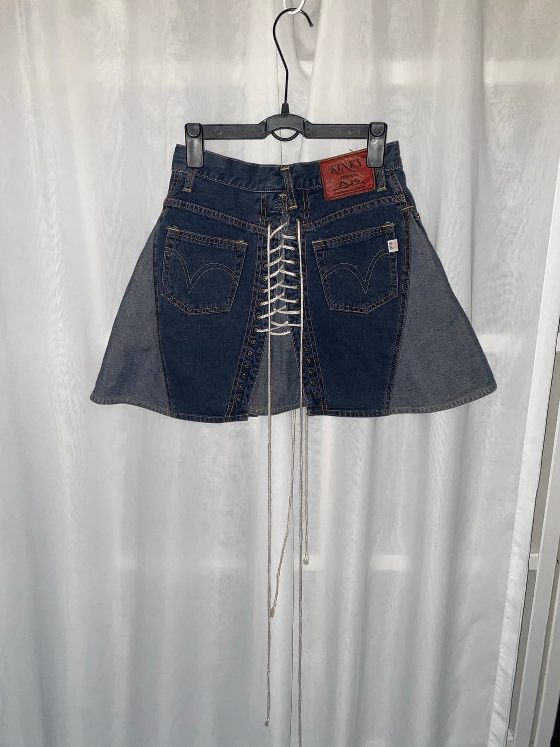 히스테릭글래머 레이스업 미니스커트 상품이미지3