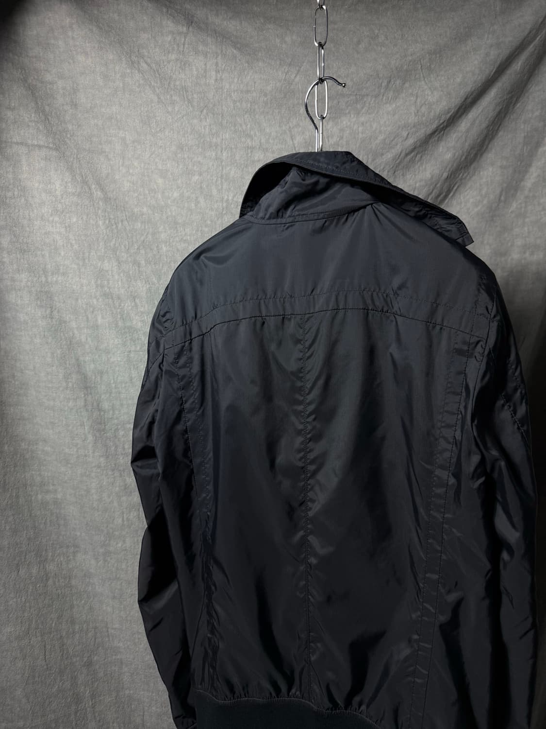 BOISONVERNI Asymmetric Nylon Windbreaker 상품이미지7