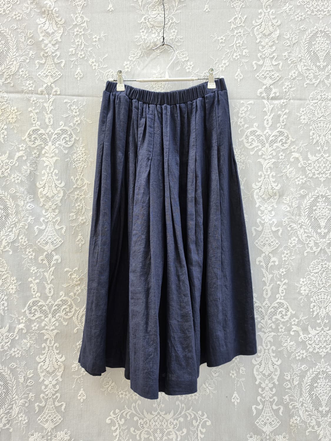 리넨 주름스커트 (made in italy) 상품이미지1