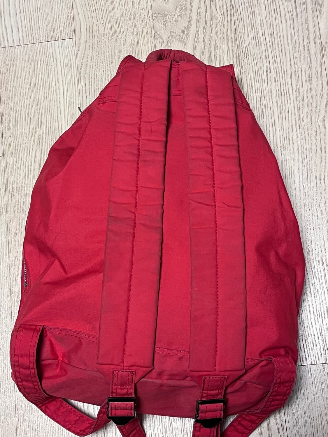 포터 빈티지 백팩 럭색 코튼 레드 상품이미지6